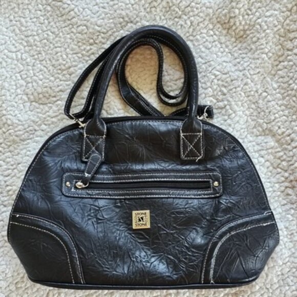 Stone & Company Crossbody Bag Women' Brown Shoulder Purse Boho Hobo Southwestern - Picture 1 of 11